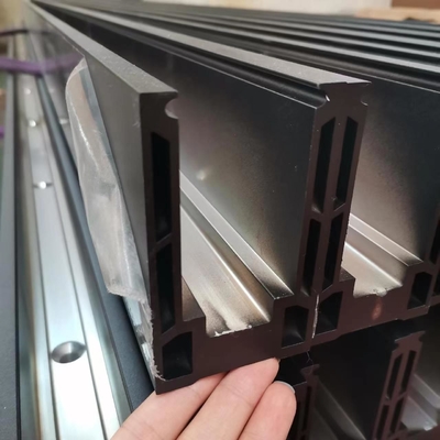 anodized u channel aluminium profile glass railings for architectural