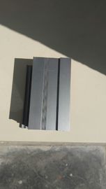 Darkness Nickel Coating Gray Anodized Aluminium Industrial Profile 6063-T5 / 6005-T6