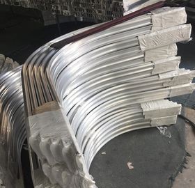6063 T5 Aluminium Extrusion Profiles , Bending Extruded Aluminum Profile Clear Anodized