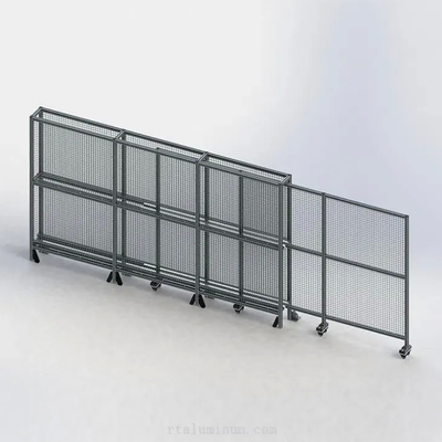 De uitgedreven Gelaste Draad Mesh Fence 6063 van het Aluminium Industriële Profiel - T5
