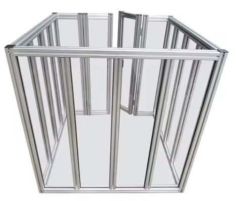 Gepersonaliseerde industriële aluminium extrusie profiel frame 4080 4040 T slot geextrudeerd aluminium profiel voor robot machine systeem
