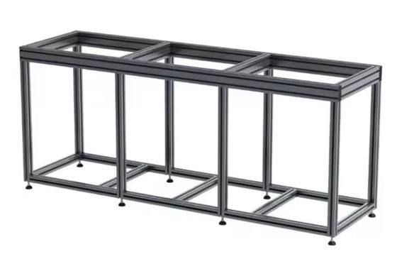 Custom Aluminium Profiel Gebouw Aquarium System Racks Frame Industrie Aluminium Planken Vissen Tank Pool Stand Visuaal Vissen Tank Rack