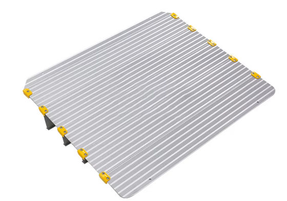 Warme verkoop Aluminium 4 inch Rise Entry Ramp lichtgewicht Draagbare Handicap Rampen Drempel Ramp
